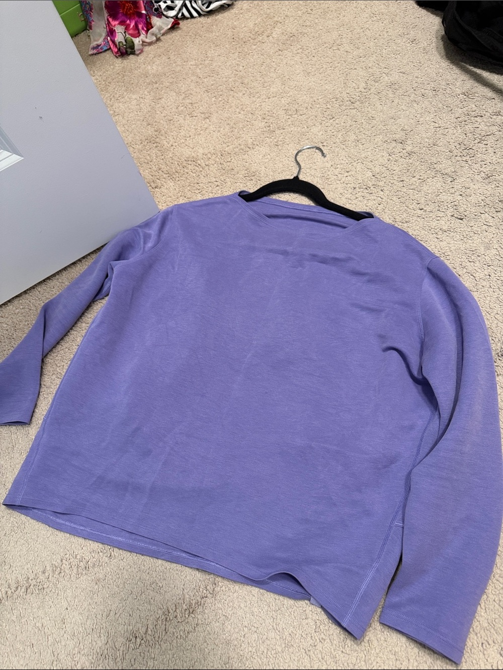 lululemon purple quarter sleeve top